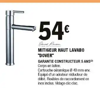 E.Leclerc Brico Mitigeur Haut Lavabo offre