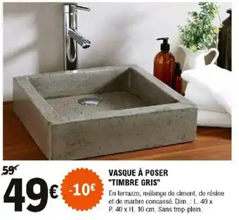 E.Leclerc Brico Vasque à Poser offre