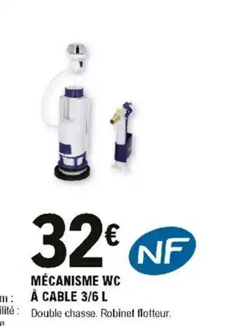 E.Leclerc Brico Mécanisme WC offre