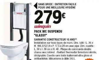 E.Leclerc Brico Pack WC Suspendu offre