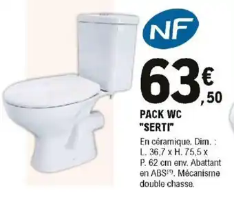 E.Leclerc Brico Pack WC Serti offre