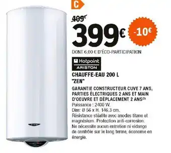 E.Leclerc Brico Chauffe-Eau 200L offre