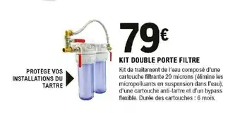 E.Leclerc Brico Kit Double Porte Filtre offre