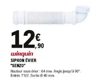 E.Leclerc Brico Siphon évier offre