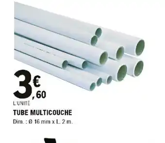 E.Leclerc Brico Tube Multicouche offre