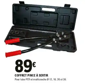 E.Leclerc Brico Coffret Pince à Sertir offre