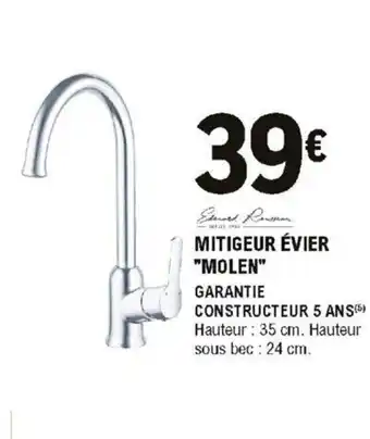 E.Leclerc Brico Mitigeur Évier offre