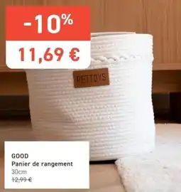 Tom&Co PETTOYS Panier de rangement offre