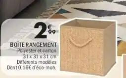 La Foir'Fouille BOÎTE RANGEMENT offre