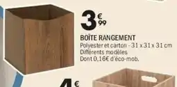 La Foir'Fouille BOÎTE RANGEMENT offre
