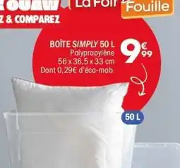 La Foir'Fouille Simply boîte offre