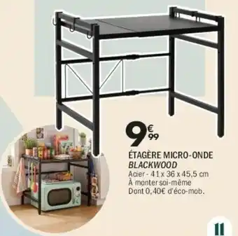 BLACKWOOD ÉTAGÈRE MICRO-ONDE