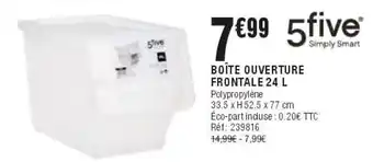 5five BOÎTE OUVERTURE FRONTALE