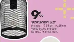 La Foir'Fouille ZELY Suspension offre