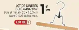La Foir'Fouille HANG'CLIP Cintres offre