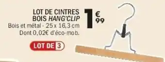 HANG'CLIP Cintres