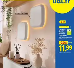 Lidl LIVARNO Applique murale à LED sans fil offre