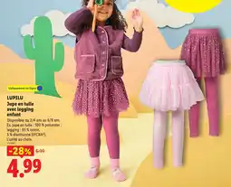 Lidl LUPILU Jupe en tulle avec legging enfant offre
