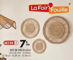 La Foir'Fouille Set de déco lela offre