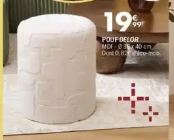 La Foir'Fouille Pouf delor offre
