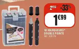 La Foir'Fouille 18 marqueurs double pointe offre
