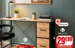 La Foir'Fouille Kokoon bureau 2 tiroirs léna offre