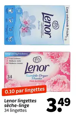 Wibra Lenor lingettes sèche-linge offre