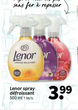 Wibra Lenor spray défroissant offre