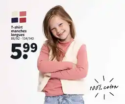 Wibra Wibra t-shirt manches longues offre