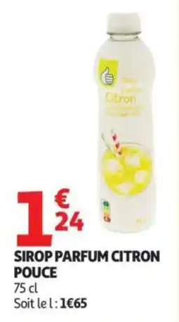 Auchan POUCE SIROP PARFUM CITRON offre