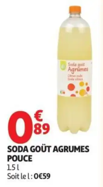 Soda goût Agrumes