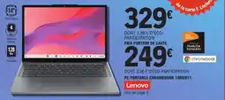 E.Leclerc Lenovo PC PORTABLE CHROMEBOOK 14M8911 offre