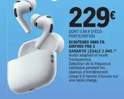 E.Leclerc AirPods Pro 3 offre