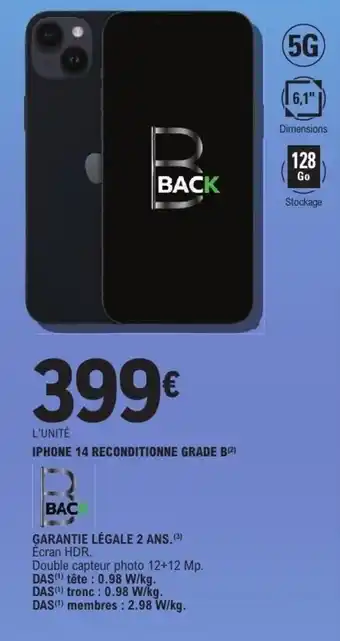 BACK iPhone 14
