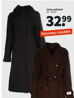 Wibra Veste softshell offre