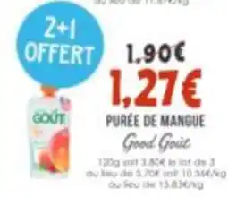 Naturalia Good Goût Purée de mangue offre