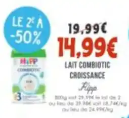 Naturalia Hipp lait combiotic croissance offre