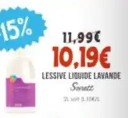 Naturalia Sonett Lessive liquide lavande offre