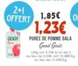 Naturalia Good Gout Purée de pomme gala offre