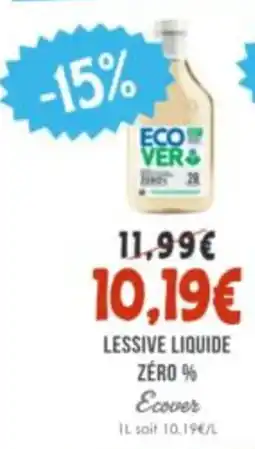 Naturalia Ecover Lessive liquide Zero offre
