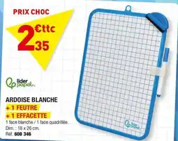 Hyperburo lidor papel ARDOISE BLANCHE offre