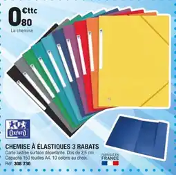 Hyperburo Oxford Chemise à élastiques 3 rabats offre