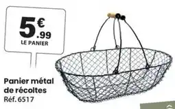Shopix Panier métal de récoltes offre
