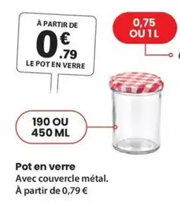Shopix Pot en verre offre