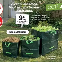 Shopix 3 sacs multiusage offre