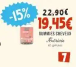 Naturalia Nutrivie Gummies cheveux offre