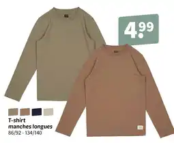 Wibra T-shirt manches longues offre