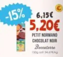 Naturalia Bonneterre PETIT NORMAND CHOCOLAT NOIR offre