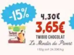 Naturalia Le Moulin Du Pivert twibio chocolat offre