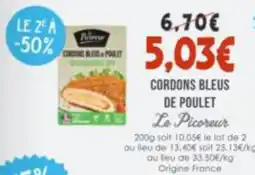 Naturalia Le Picoreur CORDONS BLEUS DE POULET offre